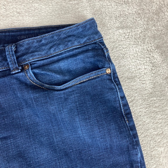 Lee Modern Series Jeans Curvy Fit Bootcut Women's Size 10 Short Dark Wash - Picture 4 of 16